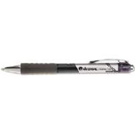 Coolcrafts UNV39710 Roller Ball Retractable Gel Pen- Black Ink- Medium- Dozen CO3235764